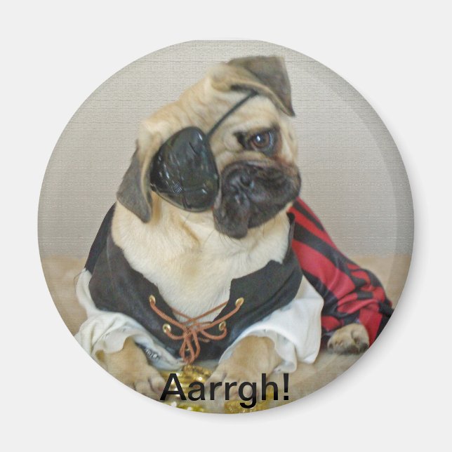 Íman Pug Magnet (Frente)