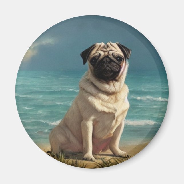 Íman Pug Magnet (Frente)