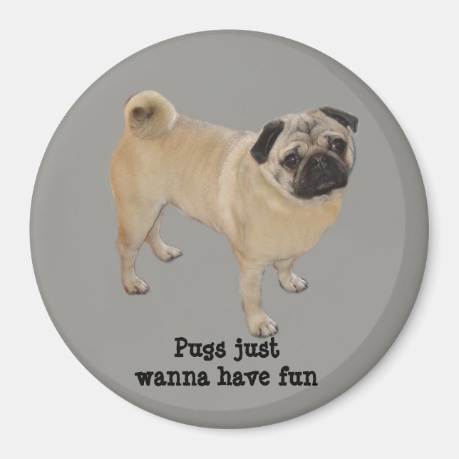 Íman Pug Magnet (Frente)
