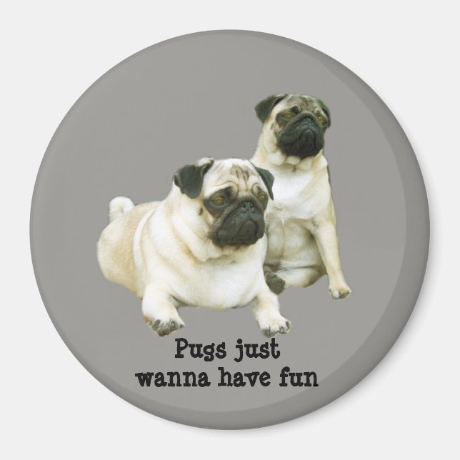 Íman Pug Magnet (Frente)