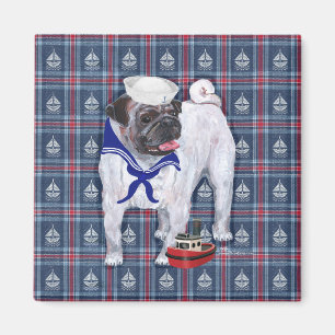 Íman Pug Marinheiro
