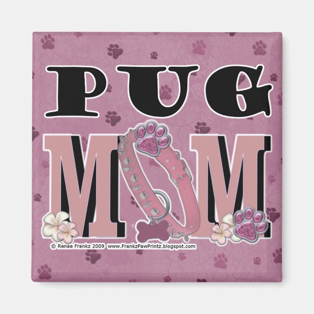 Íman Pug MOM (Frente)
