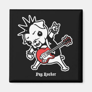 Íman Pug Rocker