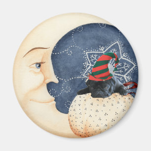 Íman Pug você à lua!