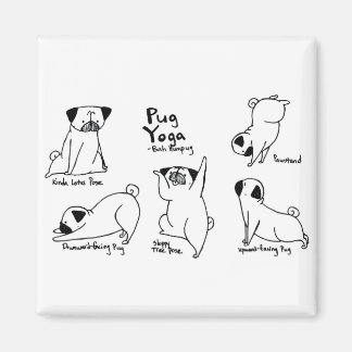 Íman Pug Yoga
