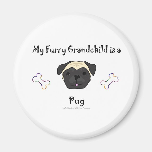 Íman PugFawn (Frente)