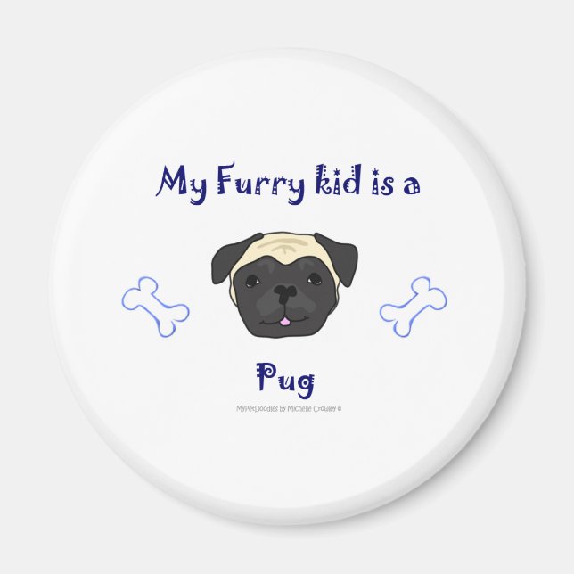 Íman PugFawn (Frente)