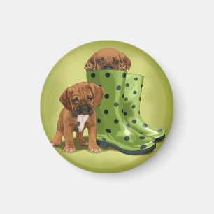 Íman Puggle nas botas