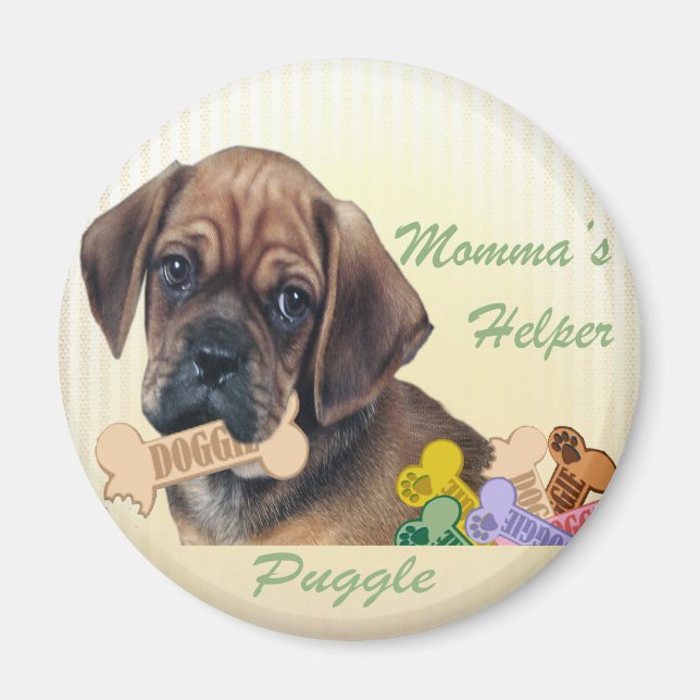 Íman Puggle O imã da mamãe (Frente)