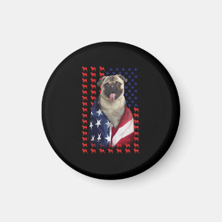 Íman Puggy USA American Flag