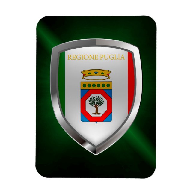 Íman Puglia Mettalic Emblem (Vertical)