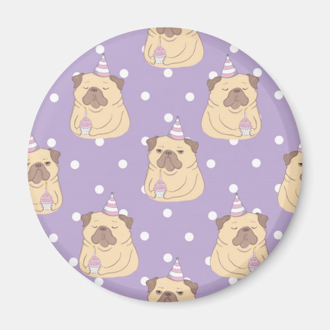 Íman Pugs de Corte (Frente)