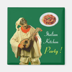 Íman PULCINELLA ITALIANA KITCHEN PARTIDO , verde