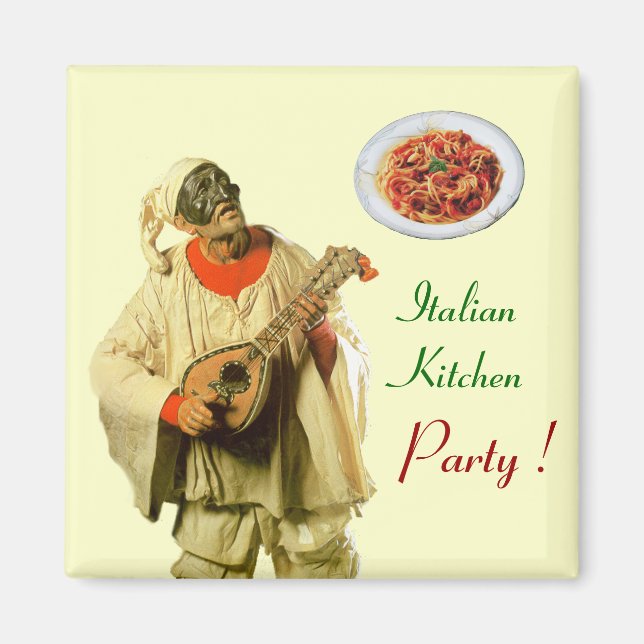 ÍMAN PULCINELLA, PARTIDO ITALIANO KITCHEN SPAGHETTI (Frente)