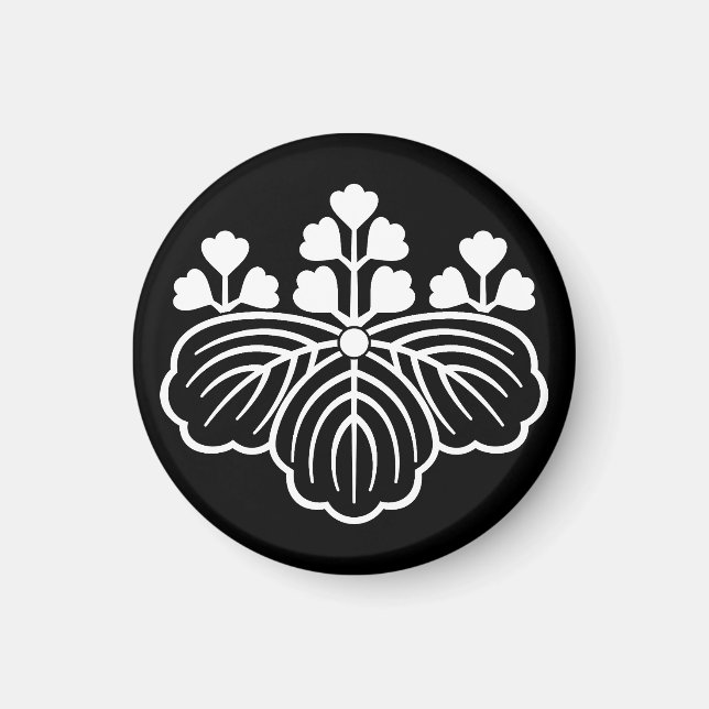 Íman Pulownia ensurada com 5-3 florescências (Frente)