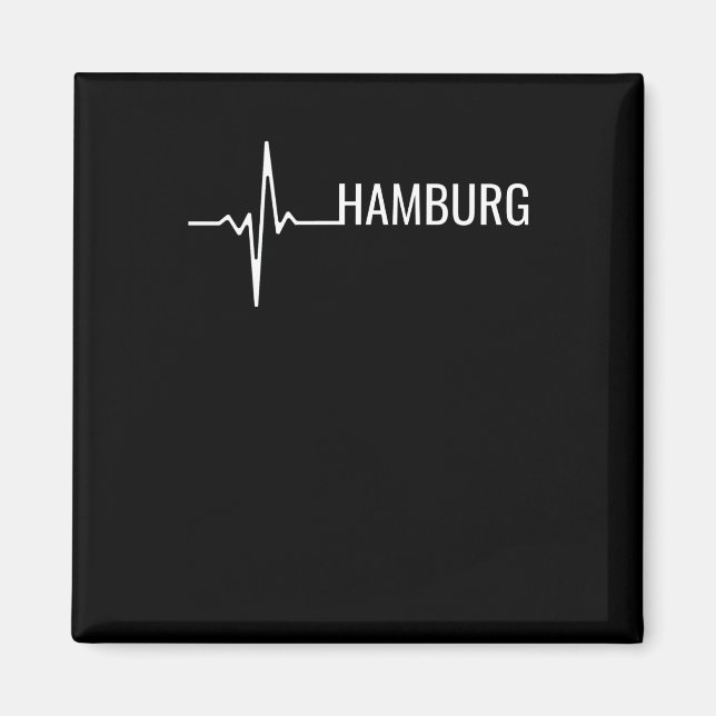 Íman Pulsação da Cidade de Hamburgo (Frente)