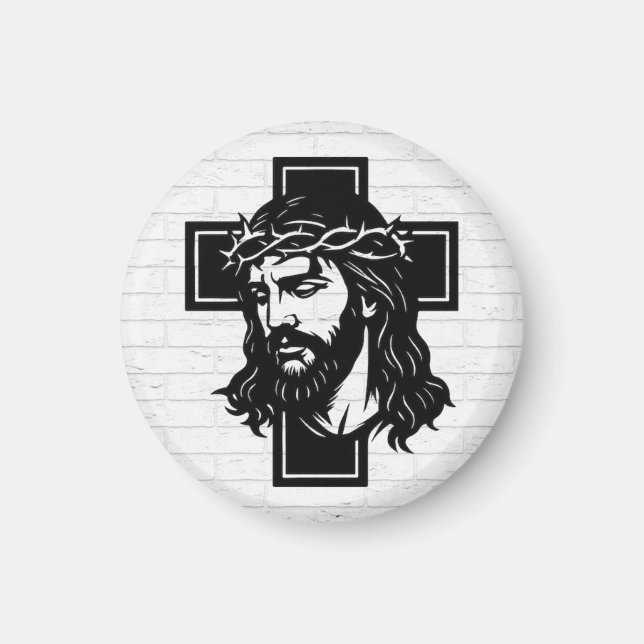 Íman Pulseira de Arte Espiritual de Jesus Cristo - Chav (Frente)
