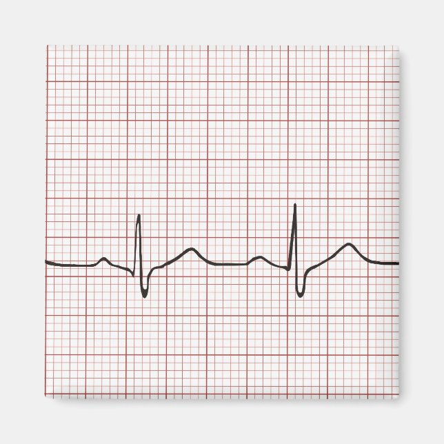 Íman Pulso do ECG em papel gráfico, PhD (médico) pulso (Frente)