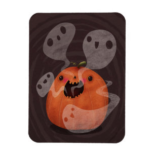 Íman Pumpkin Assombrado Fantasmas Cute Spooky Halloween