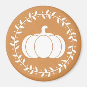 Íman Pumpkin Branco Russo e Laranja