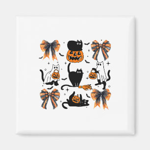 Íman Pumpkin de Arco de Halloween de Gato Negro