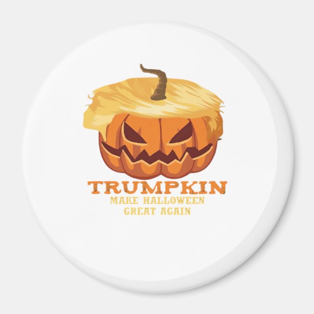Íman Pumpkin de Dias de as Bruxas engraçados Trumpkin - (Frente)