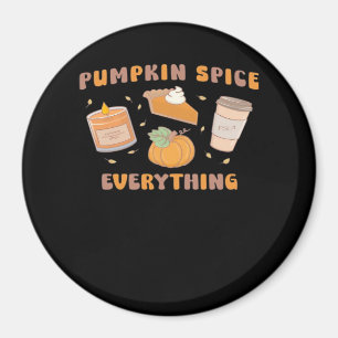 Íman Pumpkin Especiaria Tudo Engraçado Outono
