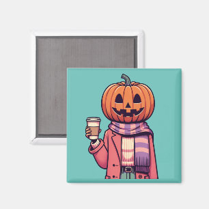 Íman Pumpkin Head Coffee Fall