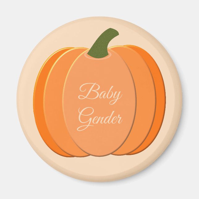 Íman Pumpkin Neutro De Gênero Laranja Correto (Frente)