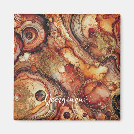 Íman Pumpkin Personalizado Roca de Álcool Automático