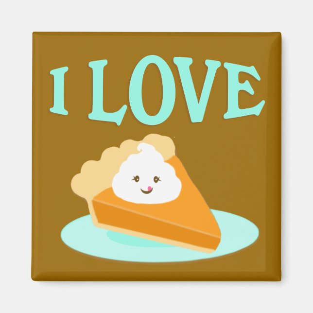 Íman Pumpkin Pie Love Magnet (Frente)