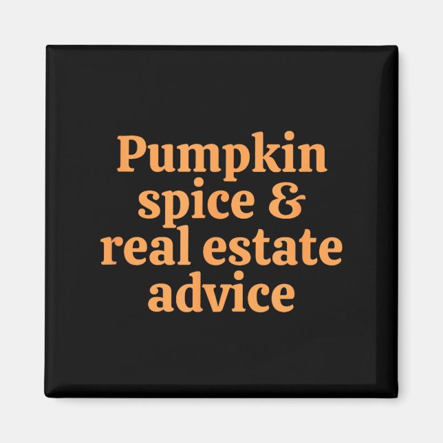 Íman Pumpkin Sce And Real Estate Advice  (Frente)