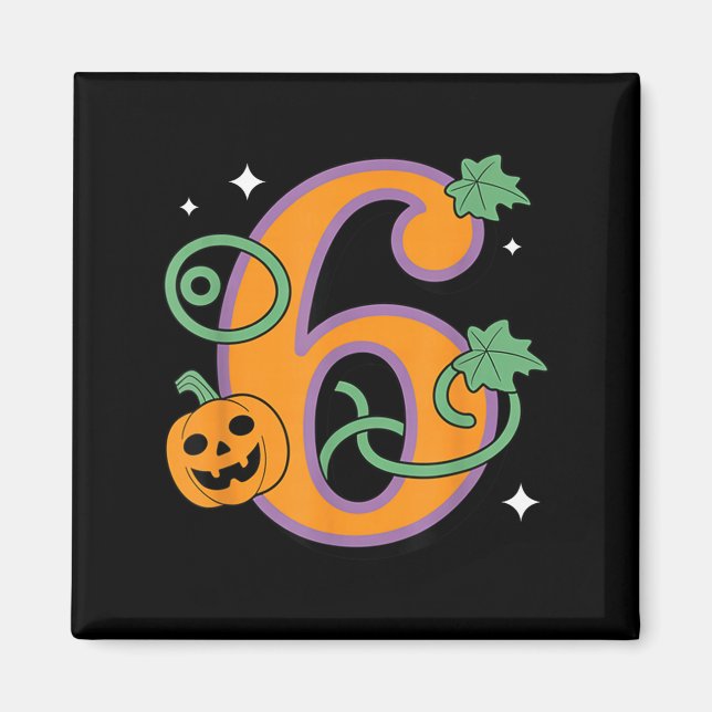 Íman Pumpkin Six Seven 67 Matching 6 Halloween Couple  (Frente)