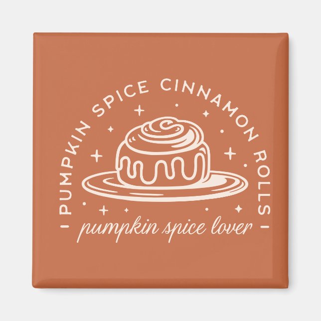 Íman Pumpkin Spice Cinnamon Rolls (Frente)