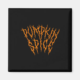 Íman Pumpkin Spice Divertido Hallowee de Música de Meta