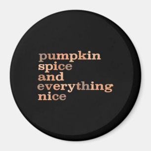 Íman Pumpkin Spice E Tudo Muito Engraçado Outono