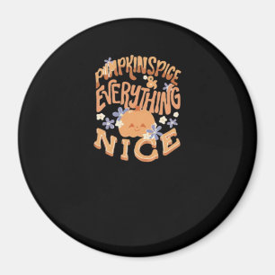 Íman Pumpkin Spice E Tudo O Que É Básico Slogan