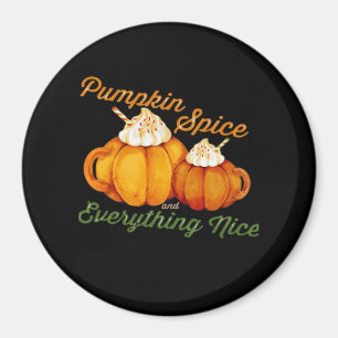 Íman Pumpkin Spice E Tudo O Que É Bonito Queda Design