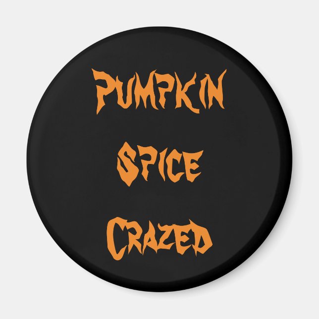 Íman Pumpkin Spice Louca (Frente)