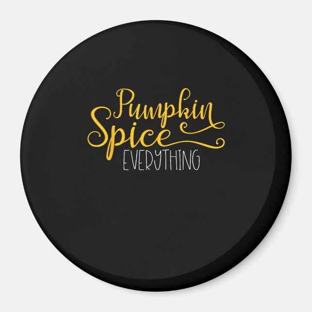 Íman Pumpkin Spice Tudo (Frente)