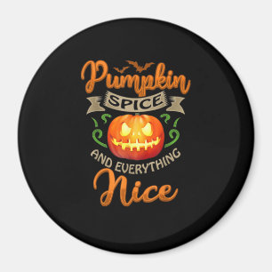 Íman Pumpkin Spice Tudo Belo Dia de as Bruxas engraçado