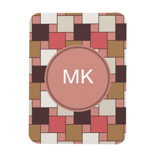 Íman Pumpkin Spice Weave Patterno (Vertical)