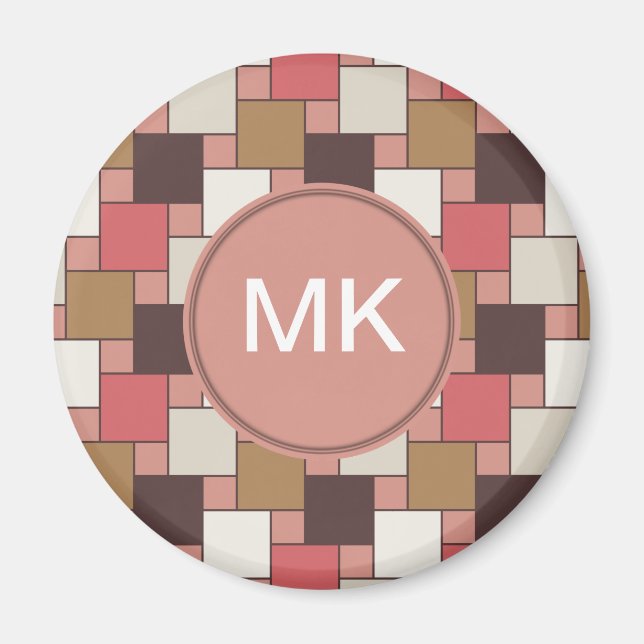 Íman Pumpkin Spice Weave Patterno (Frente)