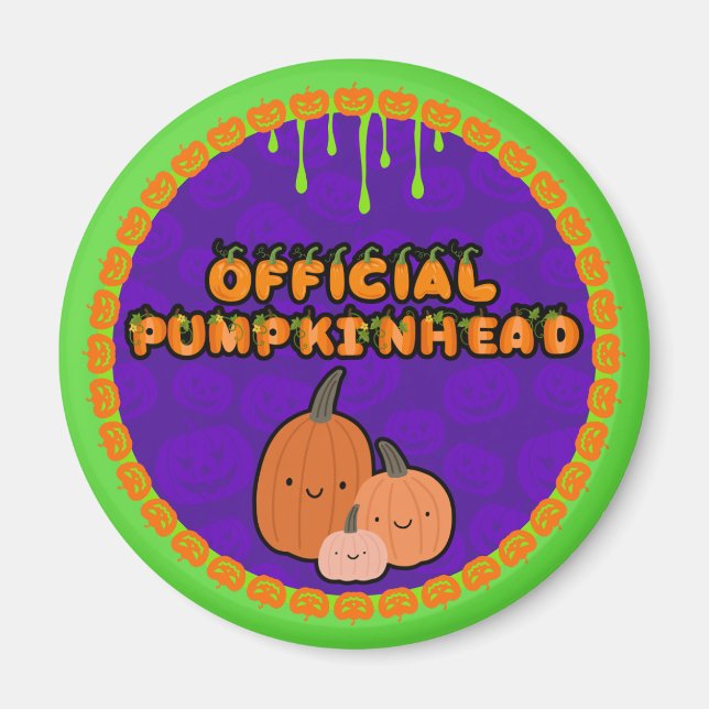 Íman Pumpkinhead Oficial 3 Pumpkins (Frente)