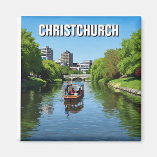 Íman Punção do Rio Avon, na Nova Zelândia, em ChristChu