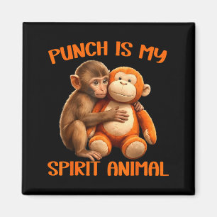 Íman Punch é o espírito animal meme do macaco punch fof