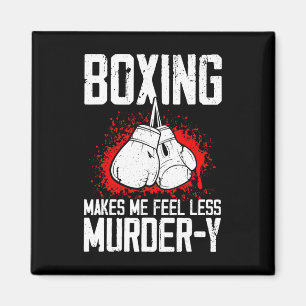 Íman Punchboxing Engraçado Kickboxer Savate Mma Artes M