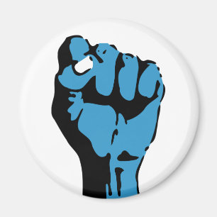 Íman punho de sangue azul democrático