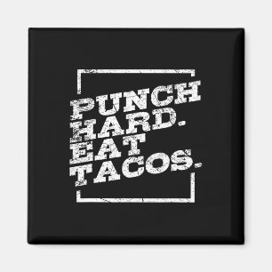 Íman Punho Duro Coma Tacos Kickboxing Feliz Esporte Mex