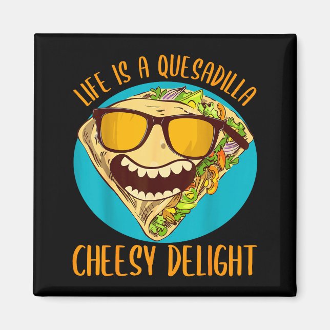 Íman Punho engraçado de quesadilla 5 de maio comida mex (Frente)